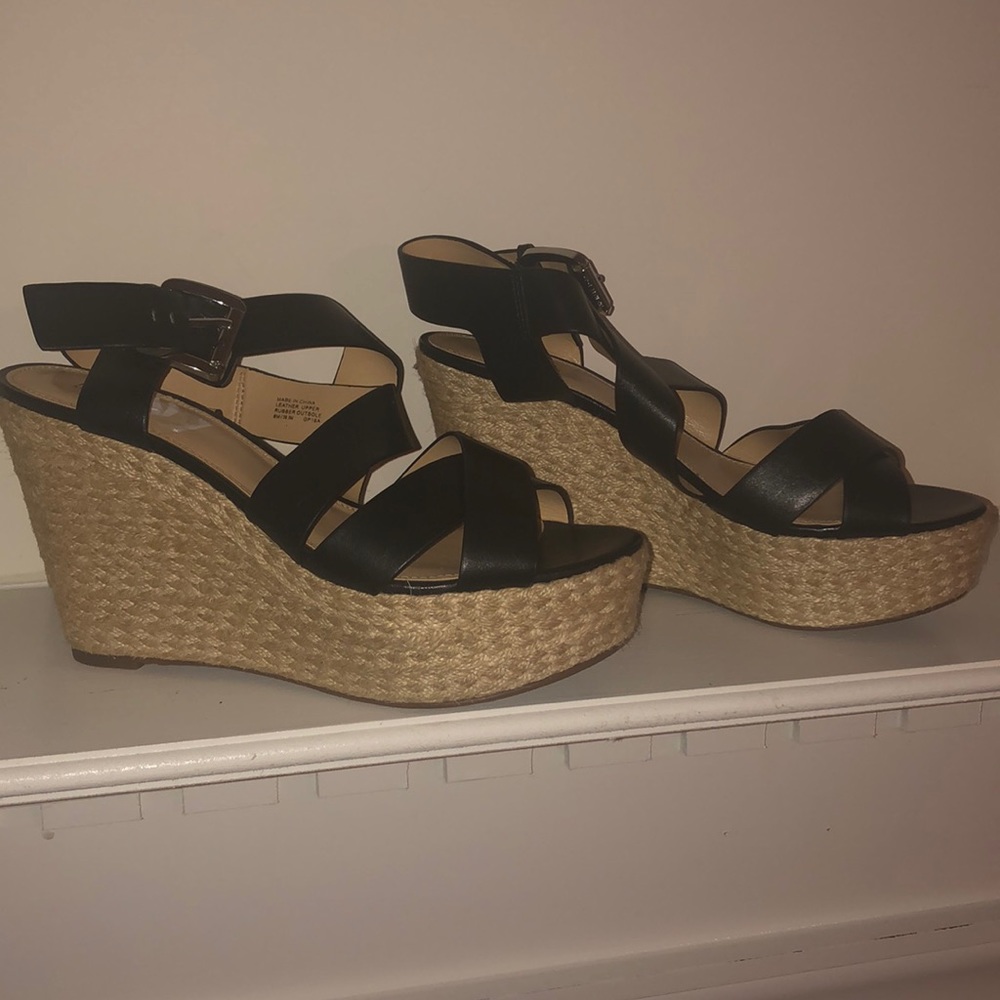 Michael Kors buckle sandal espadrille
